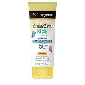 뉴트로지나 시어 징크 키즈 선크림 SPF50+ Neutrogena kids Sunscreen 3oz(88ml)