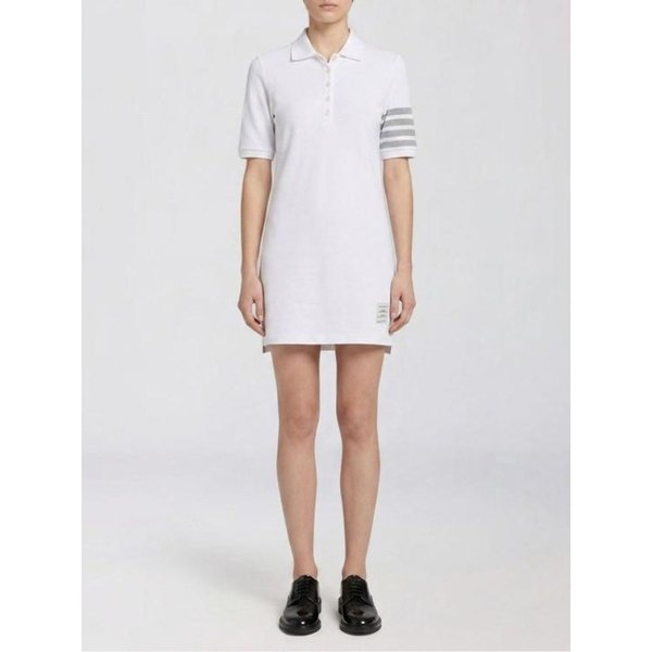 26SS 톰브라운 미디 원피스 FJD134A J0248 100 WHITE DOM