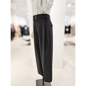 [파주점] [더아이잗컬렉션]시카고 와이드 턱 팬츠 CR2A0SL321