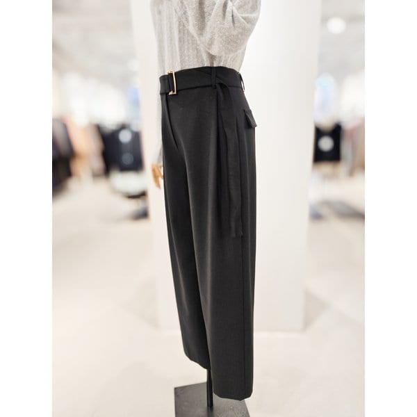 [파주점] [더아이잗컬렉션]시카고 와이드 턱 팬츠 CR2A0SL321