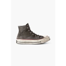 Chuck Taylor All Star 70 distressed canvas high-top sneakers 그레이 1647597355792955