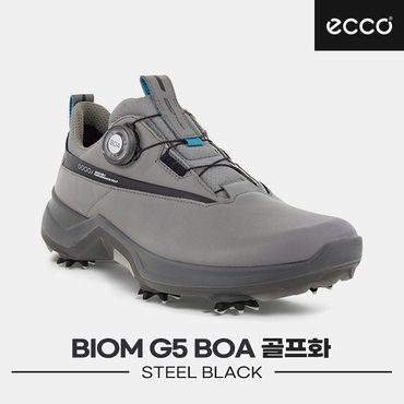 에코 [에코코리아정품]2023 에코 바이옴 G5(BIOM) 보아 골프화[스틸&블랙][152304-50585][남성용]