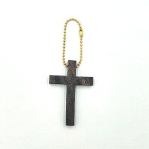 나무십자가 목걸이 차량 장식 십자가팬던트