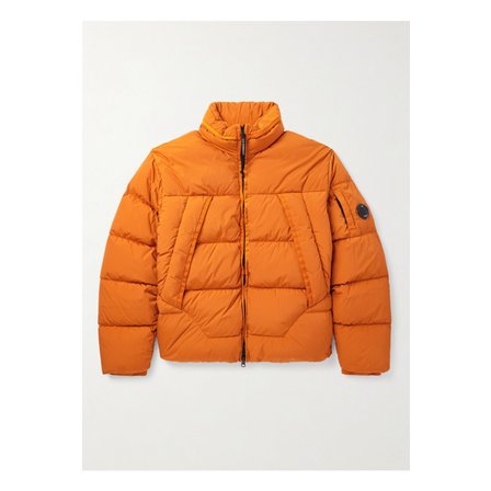 CP컴퍼니 로고 아플리케 니크라 R 다운 재킷 오렌지 46376663162869046