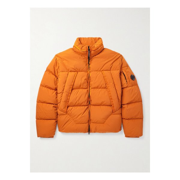 로고 아플리케 니크라 R 다운 재킷 오렌지 46376663162869046