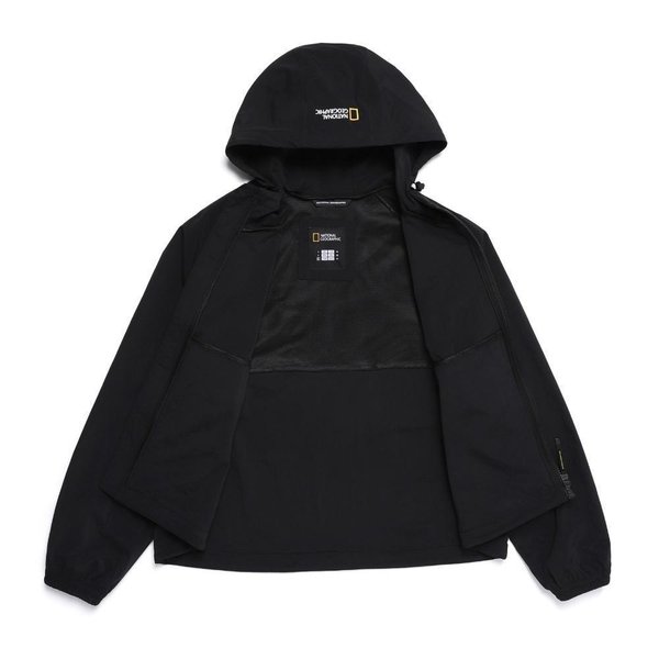 [여주점] N251WFT080 여성시그너스 우븐 스트레치 후드 바람막이 CARBON BLACK