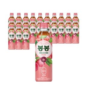 [코카콜라직영 H]  봉봉 아이스티제로 복숭아 500ml 24개