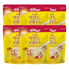 켈로그 아몬드 푸레이크 600g 파우치 X 6개