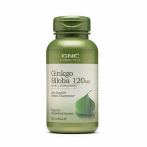 GNC 징코 은행잎 빌로바 허브추출물 100정 캡슐