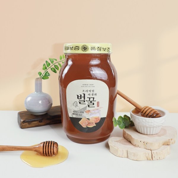 [백화농원] 프리미엄 야생화벌꿀 2.4kg