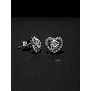 [Silver925] Livadia Heart Earrings