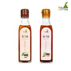 첨가물이 없는 100% 참기름 300ml + 들기름 300ml[31940207]