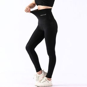 여성 허리 땀복 코팅 하이웨스트 레깅스 [WFFRZOR][35195375]