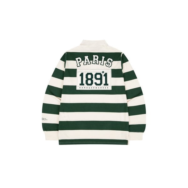 [남녀공용] PARIS 1891 스트라이프 럭비 티셔츠