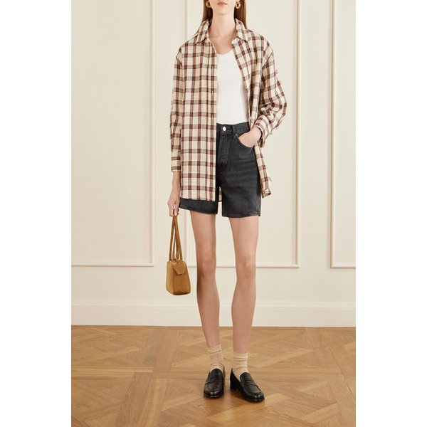 데미 데님 쇼츠 블랙 46376663163028862