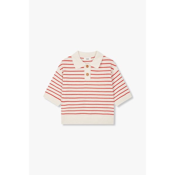 스트라이프 반팔 풀오버 9175352971061