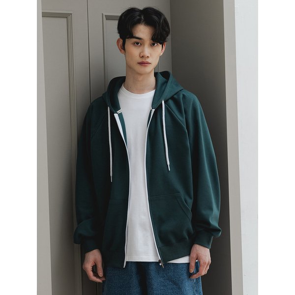 무지 오버핏 후드집업 AZH633 (4 COLOR)