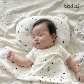 루비포니 신생아 아기 짱구 베개 유아 병오년 말띠 두상 베개