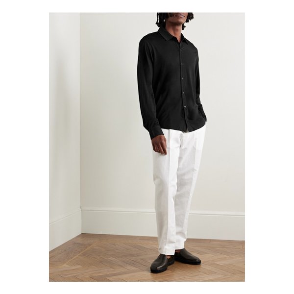 자일스 울 셔츠 블랙 1647597344597159