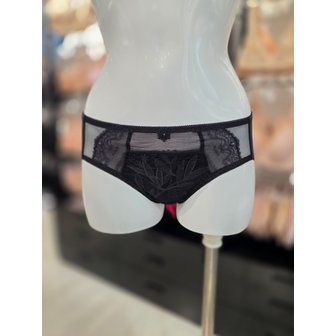 비너스 [시흥점] S 비너스 ) 오르화 쉬폰레이스 홑겹 브라 세트 헴팬티 단품 [OPT7863H-BK]