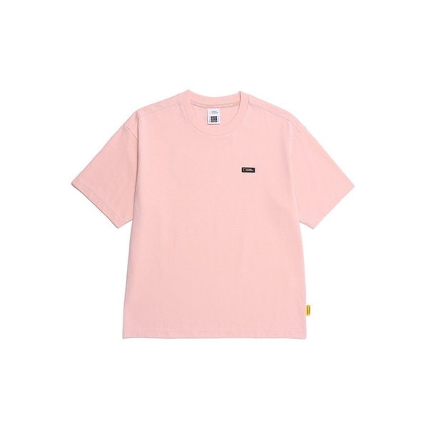 N252UTS971 리젠 써클 그래픽 반팔 티셔츠 L/PINK
