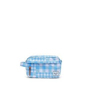 독일 허쉘 파우치백 Herschel Casual daypack Gingham alaskan blue CarryOn 3L Chapter Toiletr