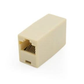 RJ45 8P8C I형 랜 커플러 아이보리 1개 HT-I28
