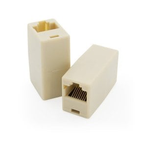 RJ45 8P8C I형 랜 커플러 아이보리 1개 HT-I28