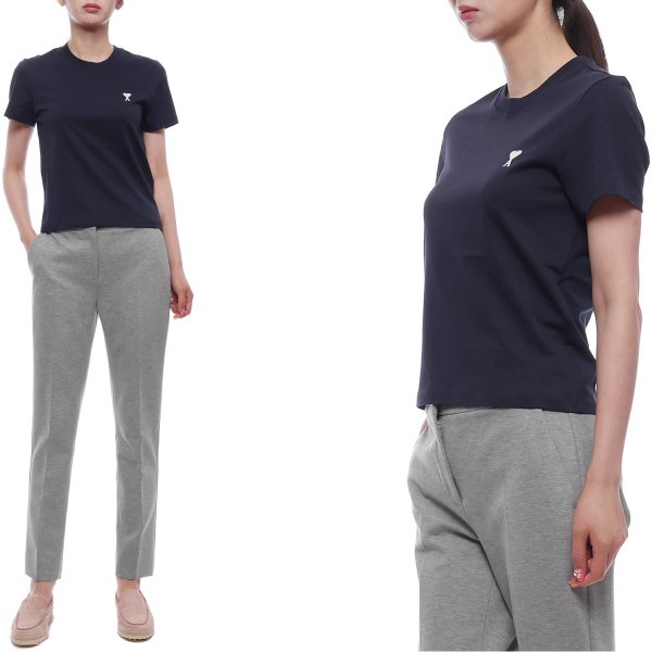 [부산점] 25SS 여성 하트 로고 크롭 반팔티셔츠 (FTS060 724 430 W 25S)