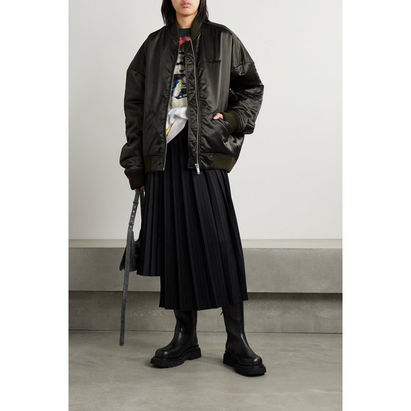 하프보이 오버사이즈 자수 패딩 봄버 재킷 1647597316929066