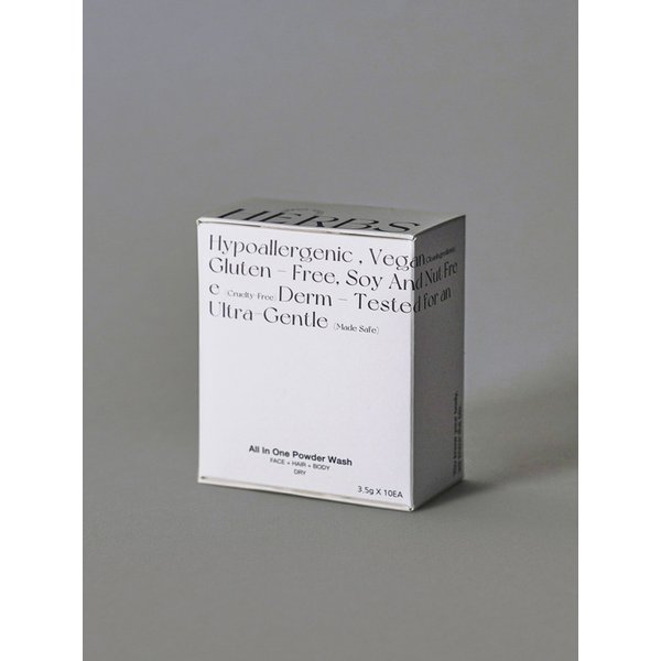 트래블키트 올인원 파우더워시 건성피부용 3.5g x 20개입 + 거품망