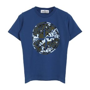 KIDS 블루 로고 티셔츠 791621050 V0022/14A