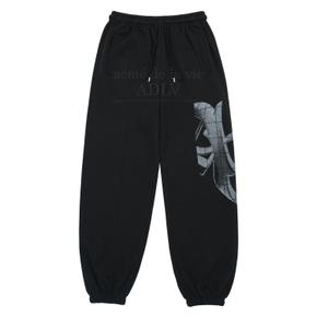 HALFTONE SYMBOL PRINTING PANTS BLACK 하프톤심볼 팬츠  블랙