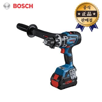 보쉬 충전햄머드릴드라이버 GSB18V-150C 18V 4.0Ah 8.0Ah 2배터리 바이터보 충전드릴 함마 전동