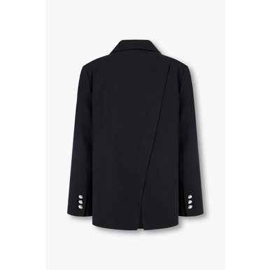 [지컷25S/S]라벨 포인트 싱글 브레스티드 자켓(7255110101)