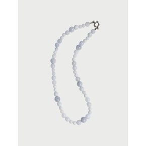 블루레이스 아게이트 버블 넥클리스 Bluelace agate bubble necklace