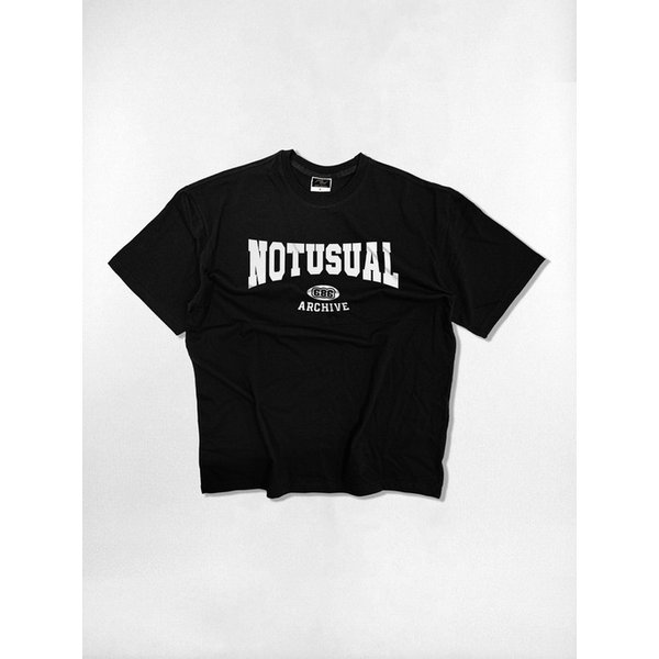 Simple School Font Over-fit T-Shirts 4color