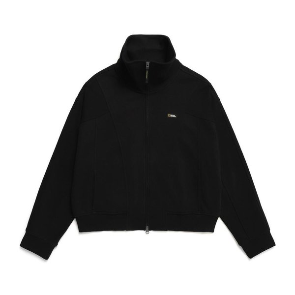 [여주점] N241WFT060 여성 레푸스 트레이닝 카라 집업 자켓 카본블랙