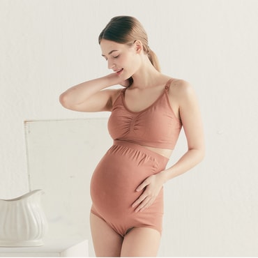 세컨스킨 임부 뱀부 V핏 숏 산전팬티+임부 뱀부 산전팬티 NXPOU7801, NXPOU7501