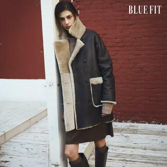 블루핏 [25FW최신상] 블루핏X로보 스페인 라도마 더블 하프 무스탕! (리버시블)