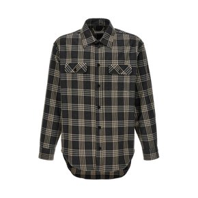 로고 셔츠 D0726GREYCHECK