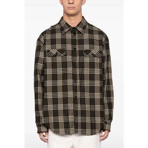 로고 셔츠 D0726GREYCHECK