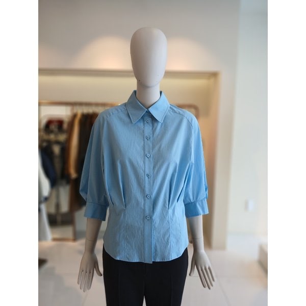 [여주점] 씨씨콜렉트 7부볼륨소매셔츠블라우스 E262msc132