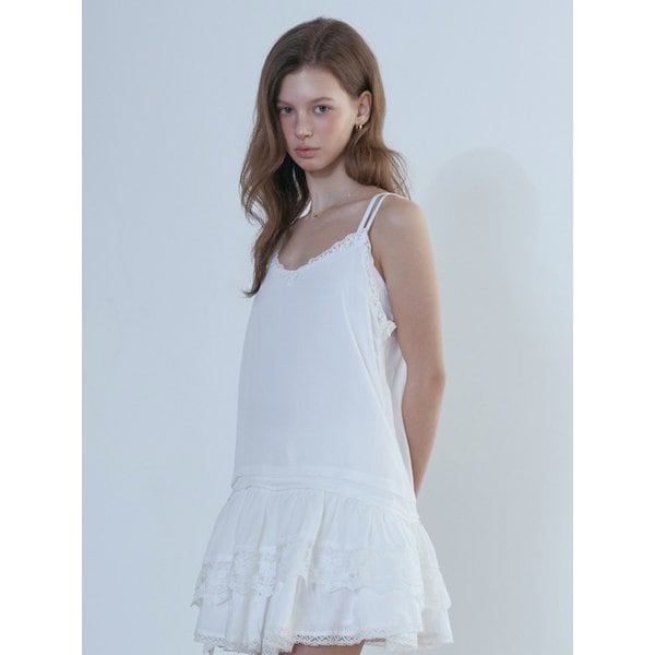 Unbalance Sleeveless Top_2color