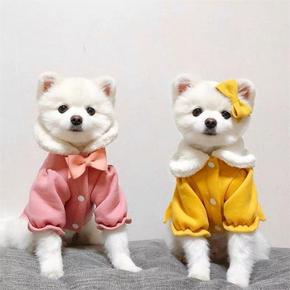 [펫 후크] 강아지옷 애견기모드레스(머리핀미포함) (S6362146)