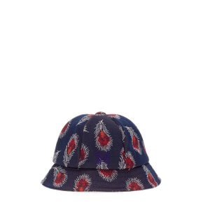 Hat NS056_E-FEATHER MULTICOLOUR