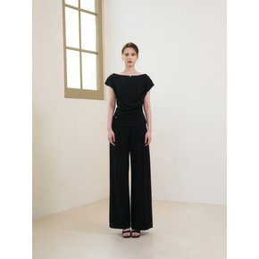 Celine wide pants [Black]