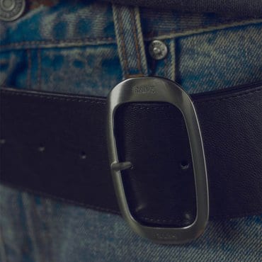 레이브 Leather Big Buckle Belt VX4AT601_2color