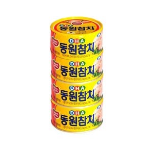 우리가락 [모닝배송][우리가락]동원참치 DHA 90g x 4캔