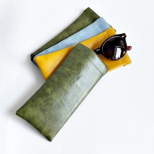 고품질 가죽 기본 선글라스 그린 (WFJD96V)